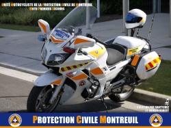 Création d'une unité motocycliste pour la Protection Civile