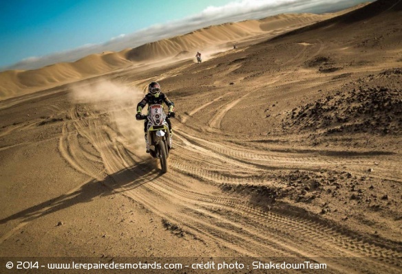 David Casteu prend la tête du rallye - crédit photo : ShakedownTeam