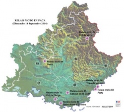 D'autres relais sont également organisés dans toute la région PACA