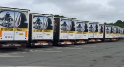 La prévention à l'arrière des camions 