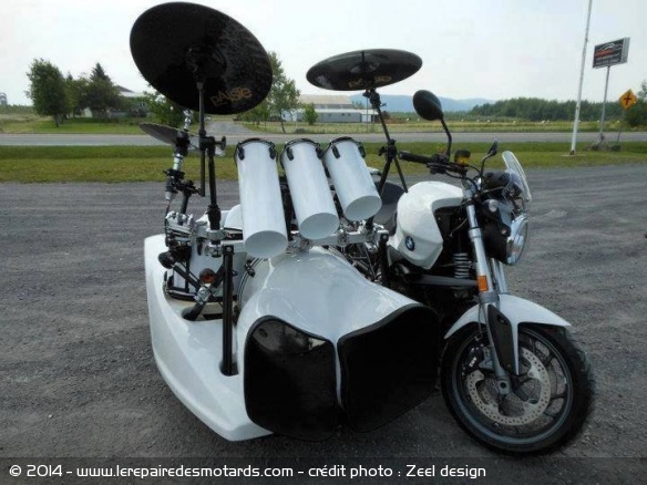 Side car Natrel avec batterie intégrée