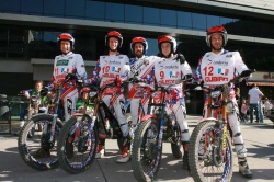 Alexandre Ferrer, Steven Coquelin, Christophe Bruand, Quentin Carles de Caudemberg et Loris Gubian - crédit photo : FFM
