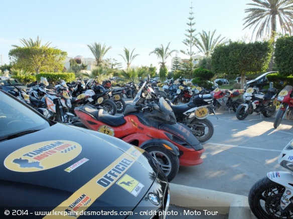 Le Can-Am Spyder de Berrabah, un habitué du Moto Tour