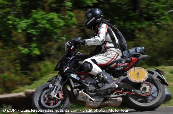 Maxime Mettra termine deuxième de la journée - crédit photo : Moto Tour
