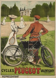 Ernest THELEM, Ernest Barthélemy LEM dit (1869 - 1930) CYCLES PEUGEOT (Estimation: 600 - 800 €)