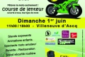 Challenge Escargot course lenteur à moto