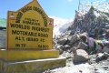 Quatre motardes Himalaya