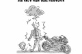 Moto éclair tonnerre