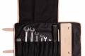Trousse à outils toile waxée cuir