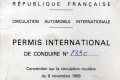 Conduire à étranger permis international