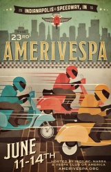 Amerivespa : les Vespa envahissent Indianapolis