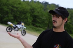 Champion de la catégorie 125 Dark Dog Moto Tour 