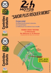 24H Motos : contrôles d'alcoolémie gratuits