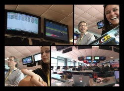 avec Jess en salle de presse du mondial superbike Magny-Cours