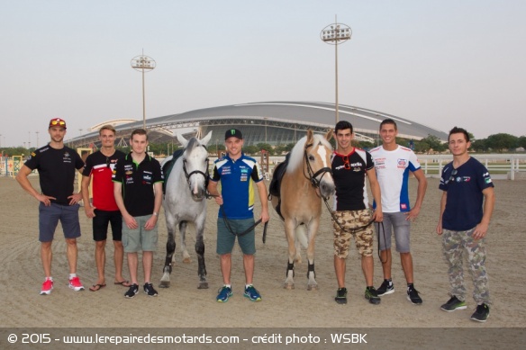 Les chevaux sont sortis pour le WSBK