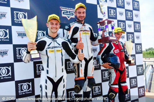 Escudier, Briatte et Rollin sur le podium de la Promotion Cup 600 Dunlop
