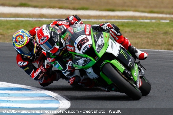 WSBK : la Kawasaki ZX-10R de Rea Champion du Monde