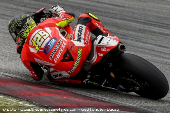 Iannone signe le troisième temps du jour - crédit photo : Ducati