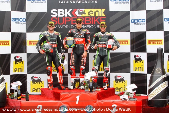 Sykes, Davies et Rea sur le podium à Laguna Seca