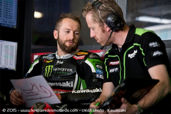 Beaucoup de travail de développement pour Sykes qui termine avec le 3ème temps - crédit photo : Kawasaki