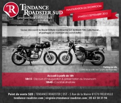 Ouverture concession Tendance Roadster Sud