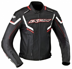 Blouson Ixon Stunter en noir blanc et rouge