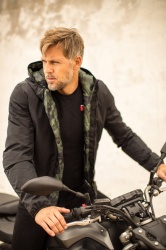 Blouson Spidi Scout H2Out noir et vert kaki
