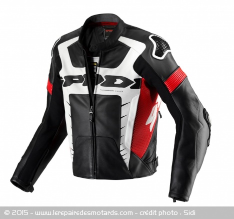 Blouson Spidi Warrior Pro noir et rouge Blouson Spidi Warrior Pro noir et rouge