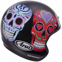 Arai Freeway Classic : déco skull droit