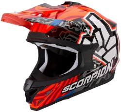 Casque cross Scorpion VX-15 Evo Air Rok Bagoros