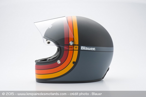 Casque intégral Blauer Vintage visière ouverte