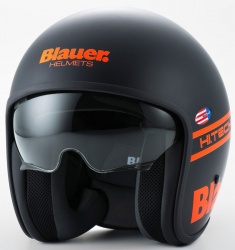 Casque jet Blauer Pilot Fluo orange