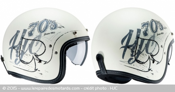 Casque jet HJC FG-70's Roackers