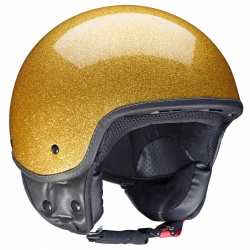 Casque jet Kappa KV 9 Glitters doré 