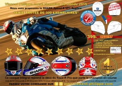 Casque Shark Speed-R Shark VP1 Vincent Philippe Replica