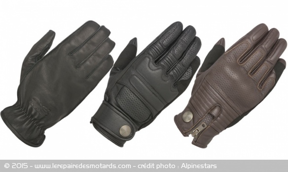 Gants Alpinestars Bandit, Robinson et Rayburn