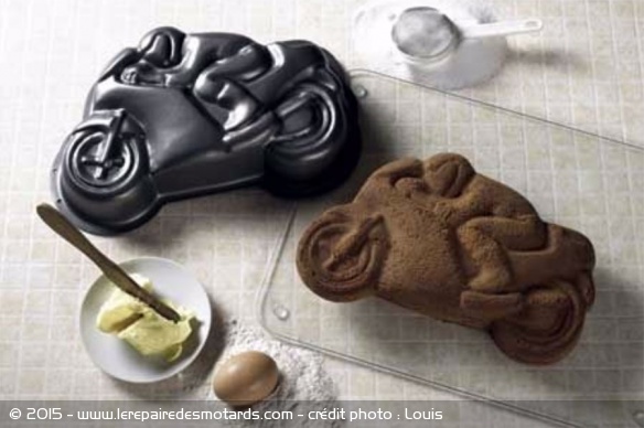 Moule à pâtisserie moto