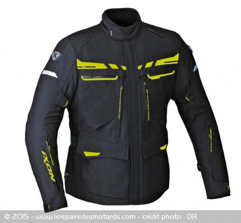 Nouveautés Ixon 2016 veste pro tour noir jaune