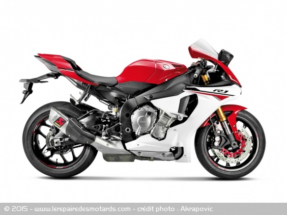 Silencieux Akrapovic Slip-On Yamaha R1 2015