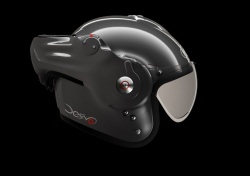 Roof Desmo 2016, noir, mécanisme ouvert
