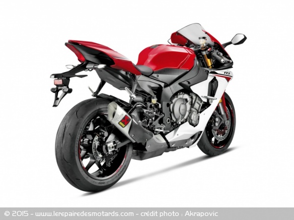 Silencieux Akrapovic Slip-On Yamaha R1 2015