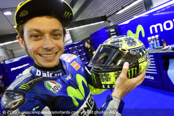 L'écran a été testé par Valentino Rossi