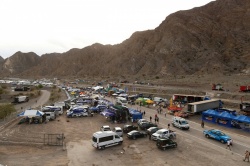 Le bivouac du Dakar endeuillé après la disparition de Michal Hernik - crédit photo : F. Gooden / DPPI