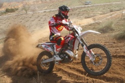 De retour sur sa Gas Gas, Diogo Ventura aura pour objectif le podium final - crédit photo : Nicki Martinez