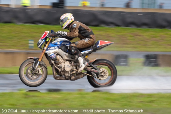 Lucas Mahias lors de sa victoire au X-Roadster 2014