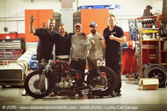 Lucky Cat Garage : Sébastien Lorentz au centre