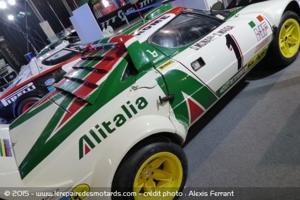 Le Monza Rally Show est également l'occasion de croiser de véritables légendes de la course auto comme cette Lancia Stratos HF