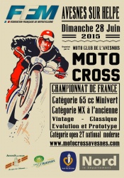 Motocross Minivert et à l'Ancienne à Avesnes