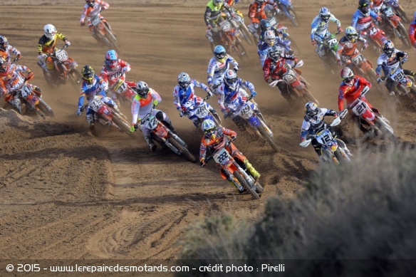 2ème de la course Elite, Gautier Paulin avait remporté la manche MX1
