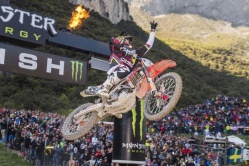 MX2 Trentino : victoire de Gajser - crédit photo : Honda